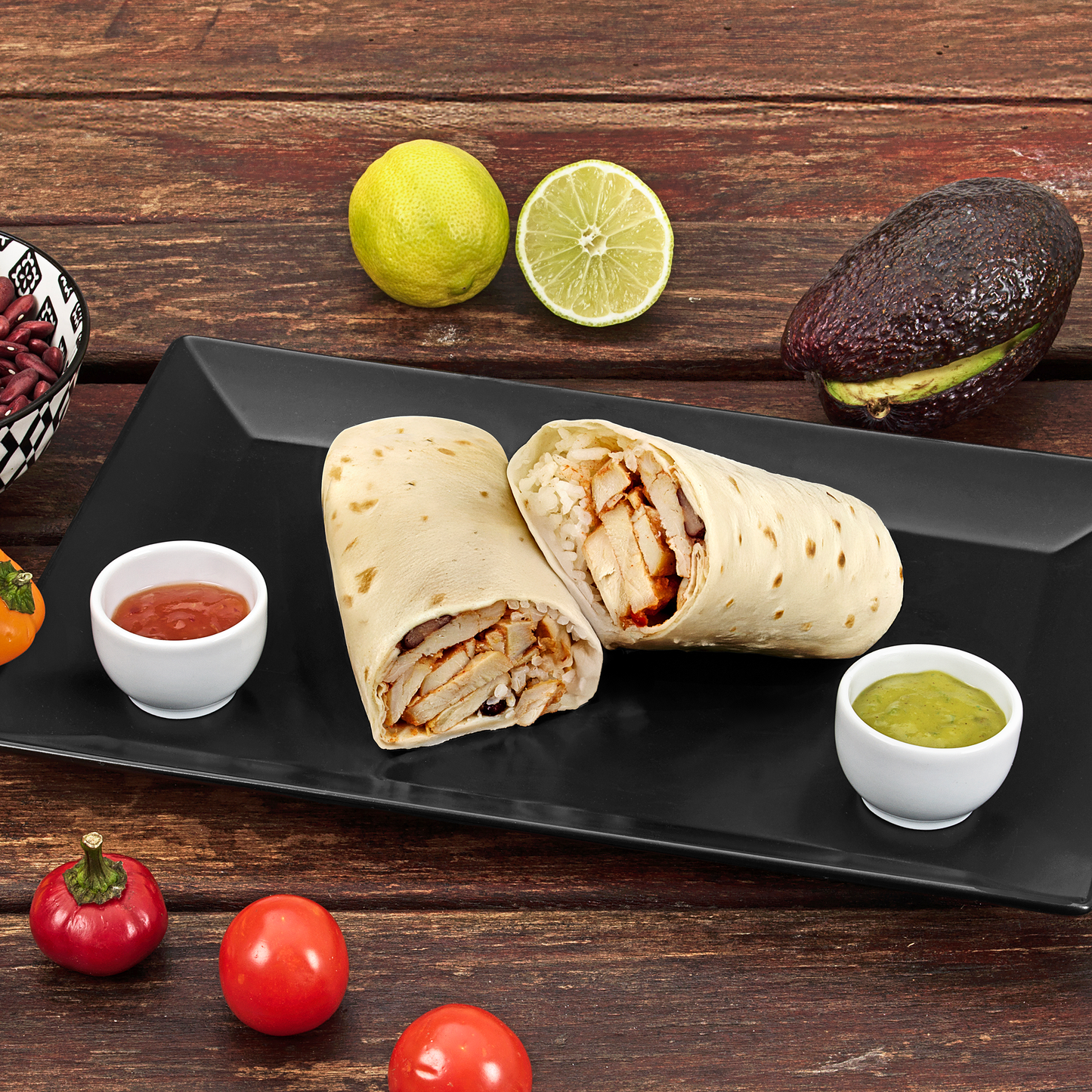 4 X Burrito dulce pollo 100 Grammi