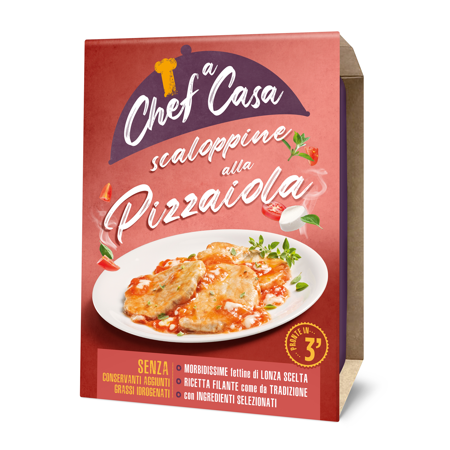 Scaloppine alla Pizzaiola monoporzione Chef a Casa