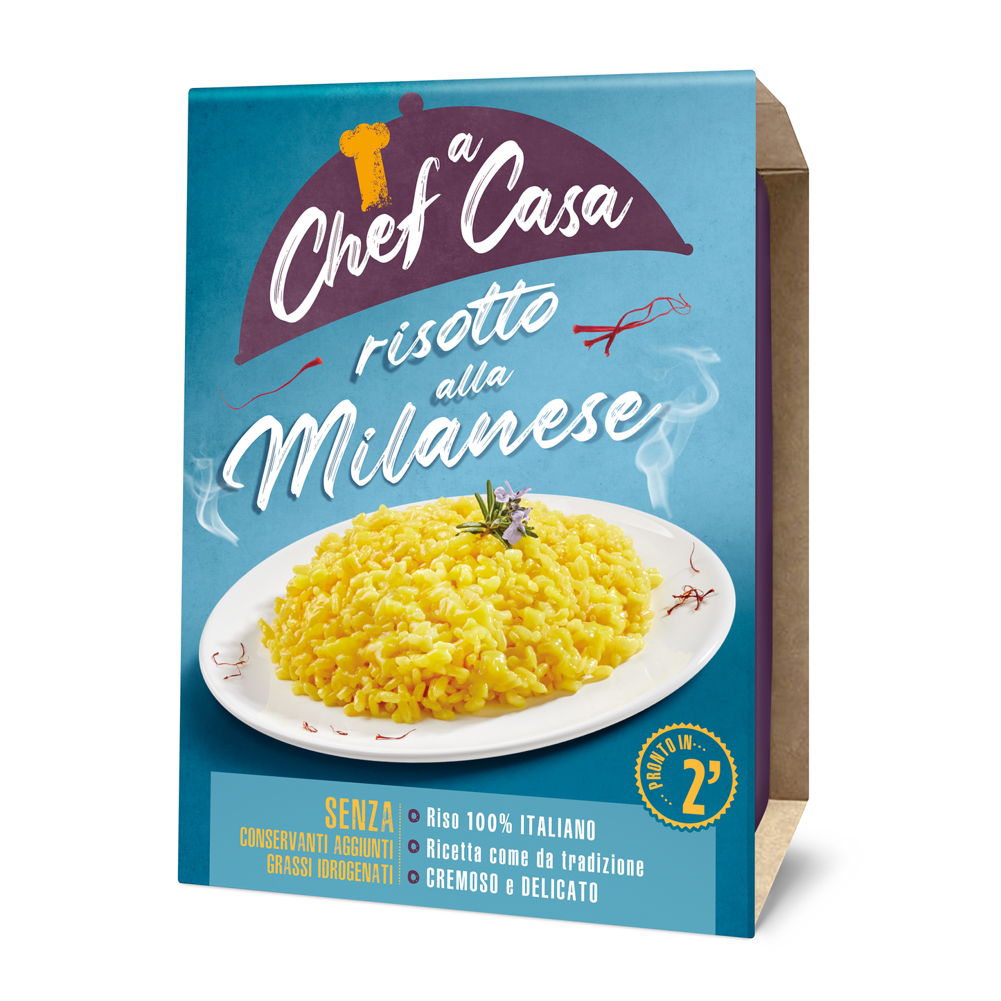 Risotto alla Milanese monoporzione Chef a Casa