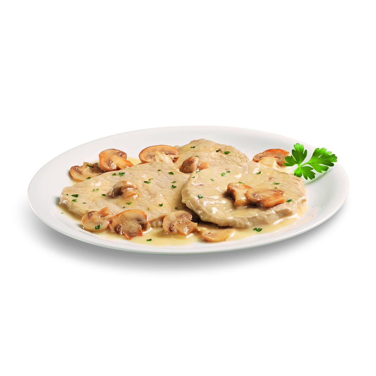Scaloppine Panna e Funghi monoporzione Chef a Casa