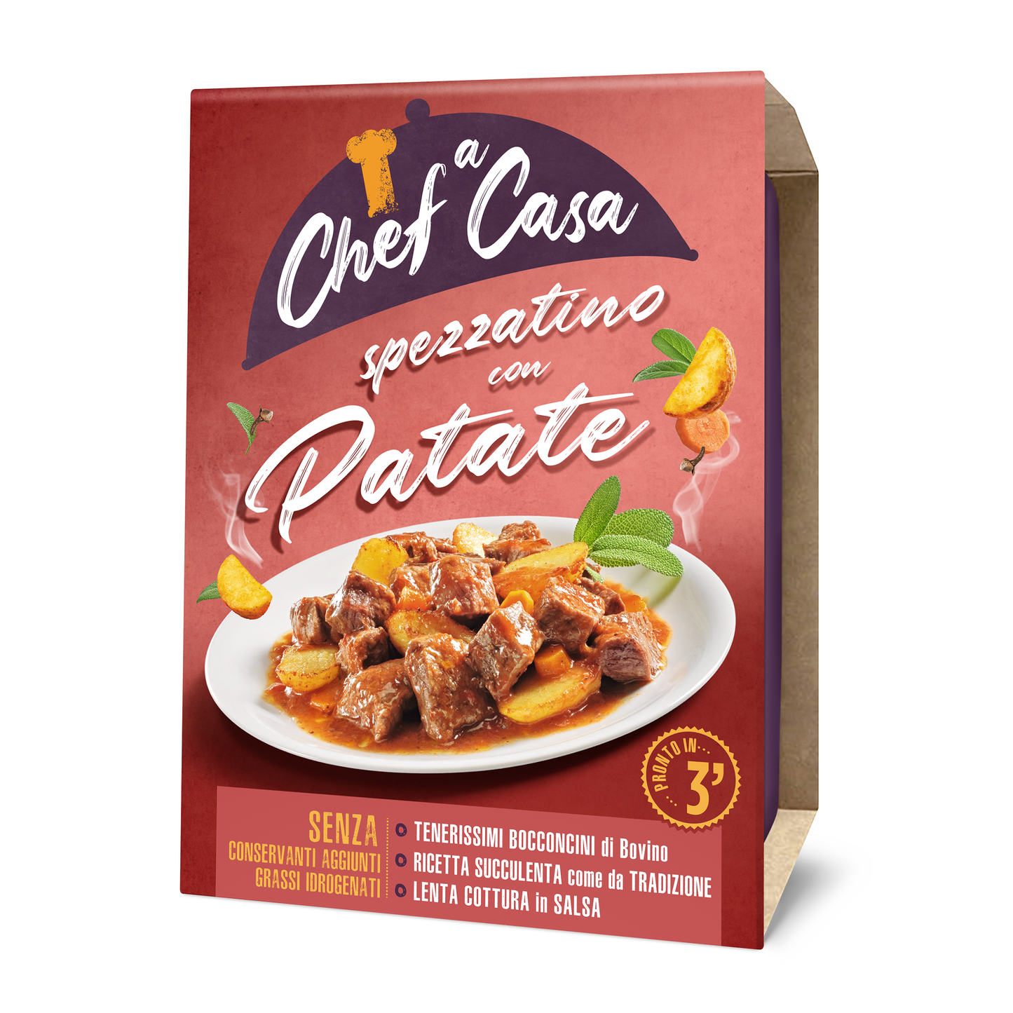 Spezzatino con Patate monoporzione Chef a Casa
