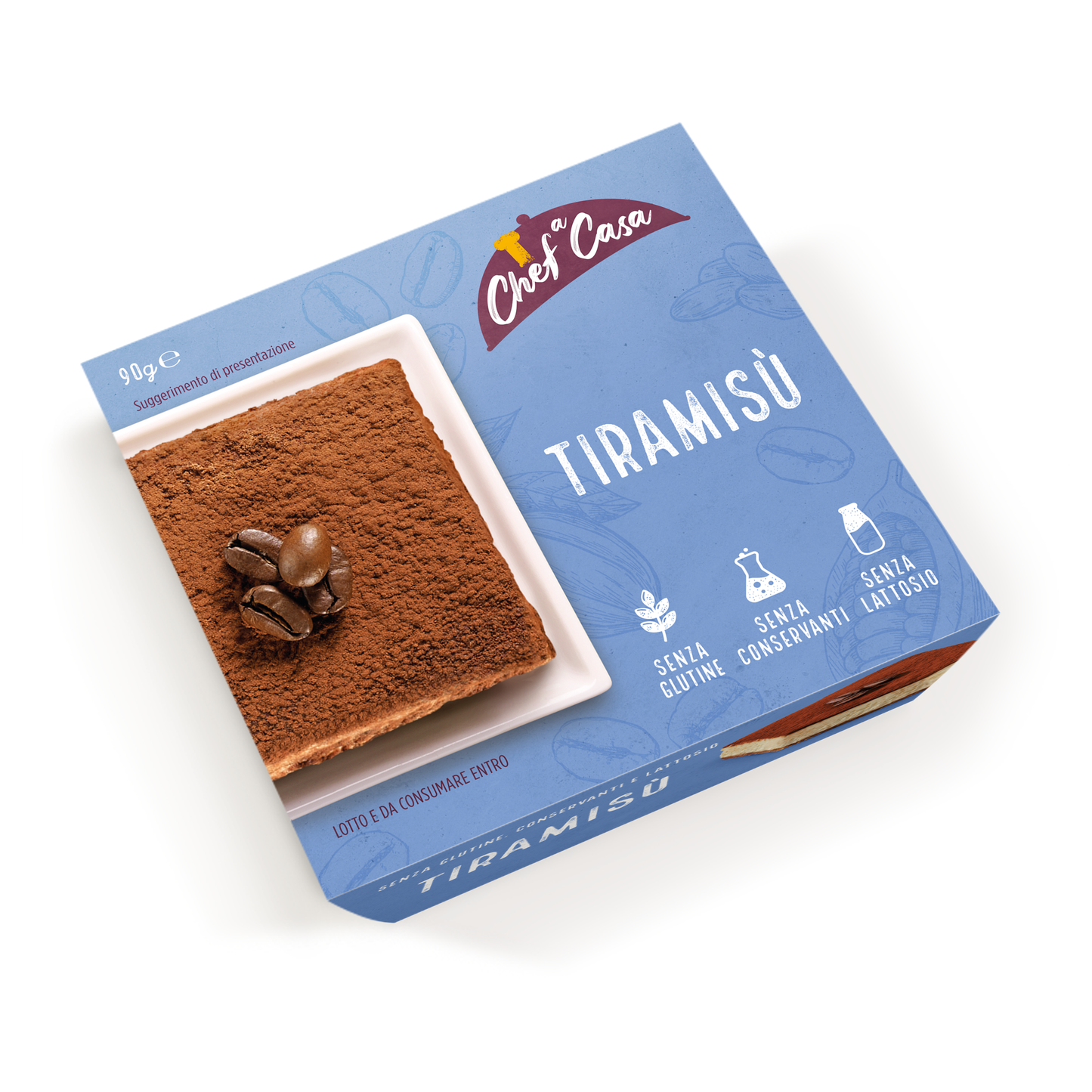 Box da 8 Tiramisù Chef a Casa