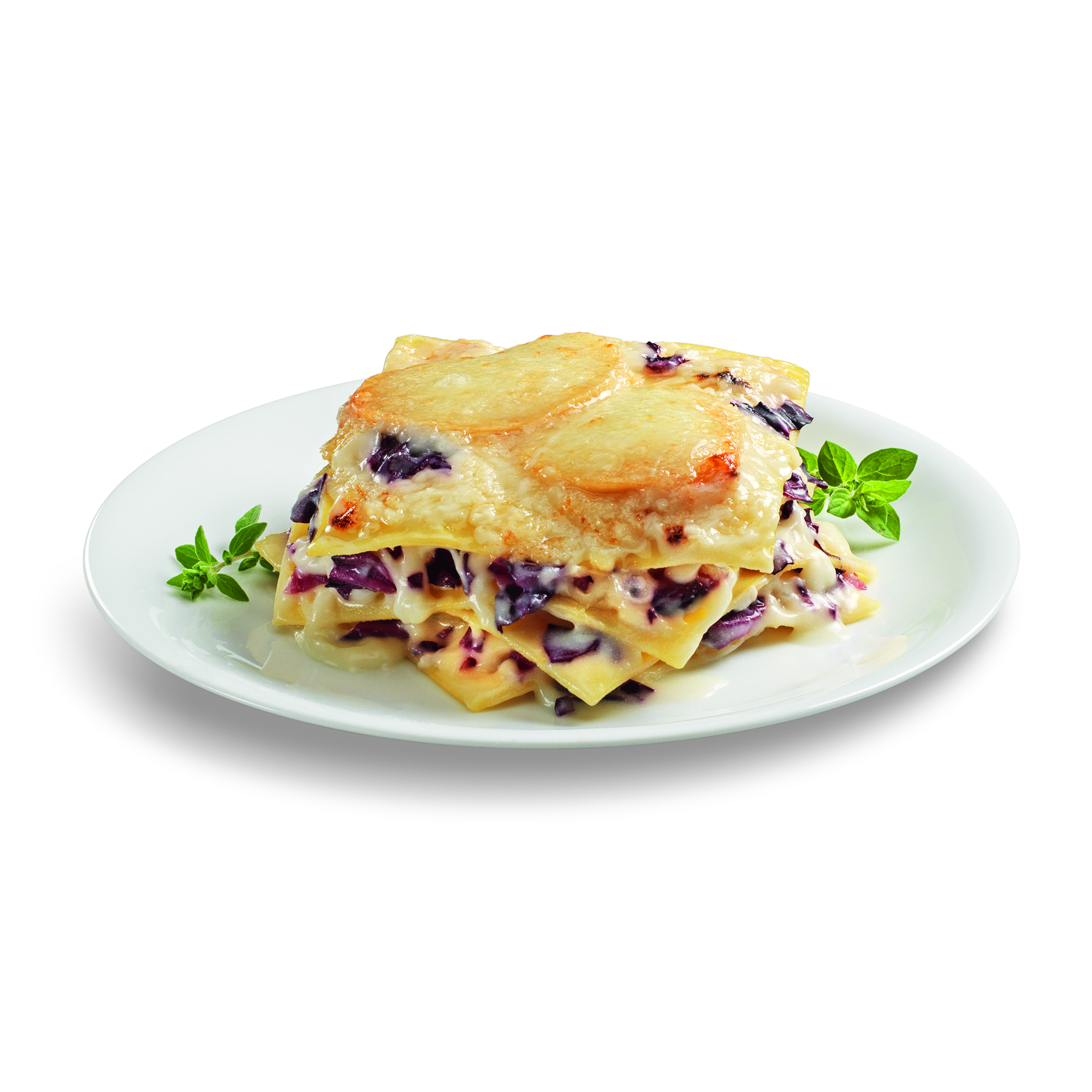 Lasagne Radicchio e Provola monoporzione Chef a Casa