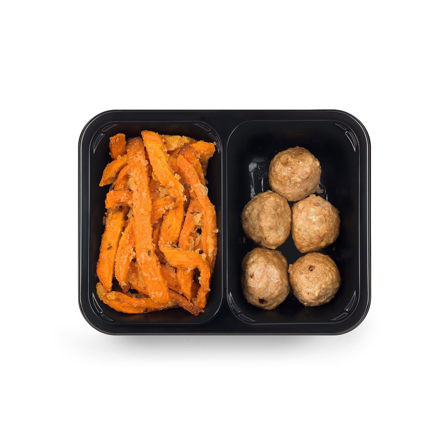 Polpette di vitello con gustose patate dolci e rosmarino 100 Grammi