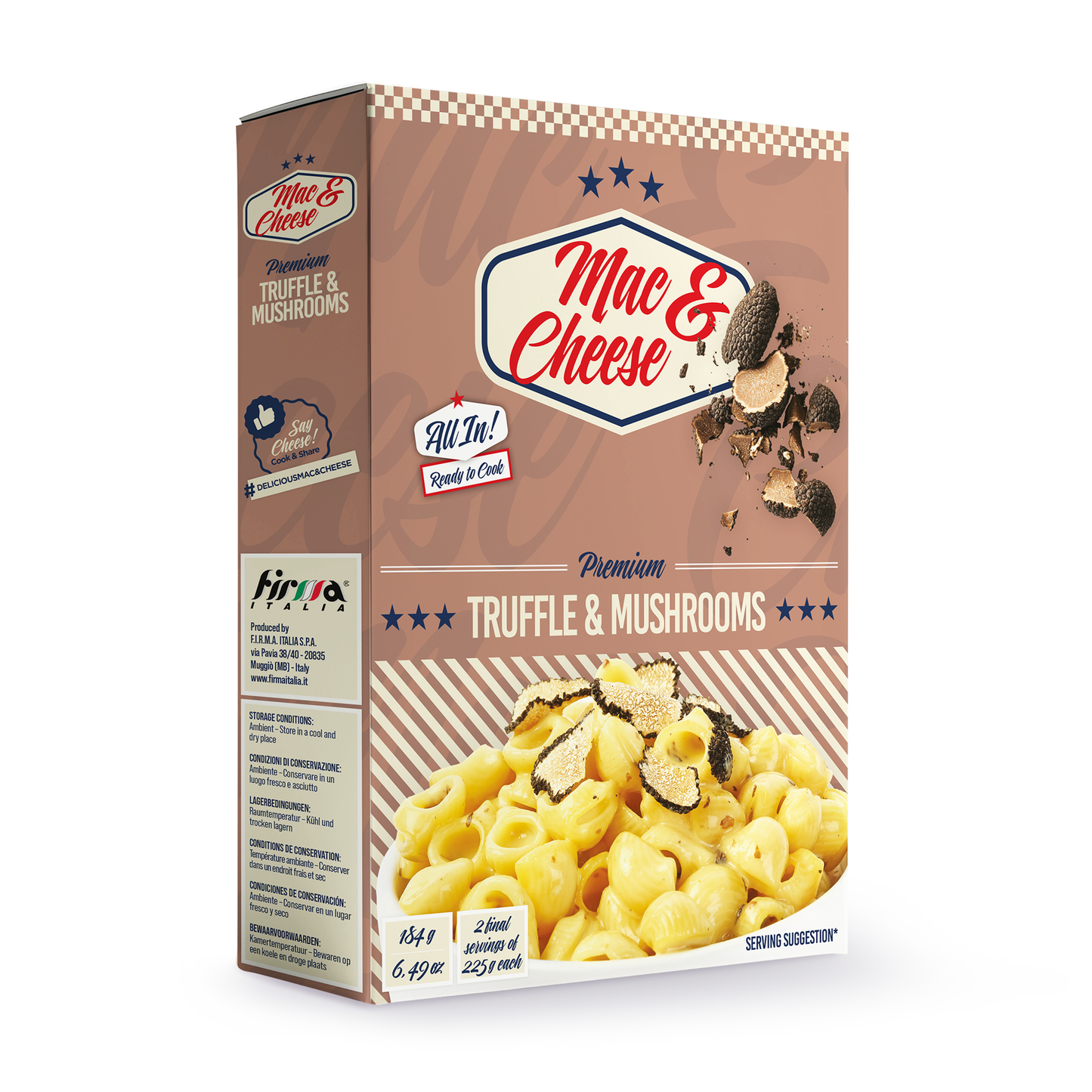 Mac&Cheese Truffle&Mushrooms Chef a Casa