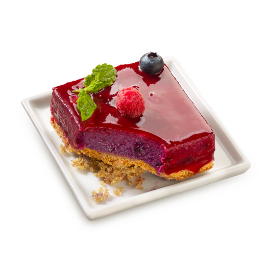 8 X Tortino Bio Vegan Crema Lampone Mirtillo Stupiscimi