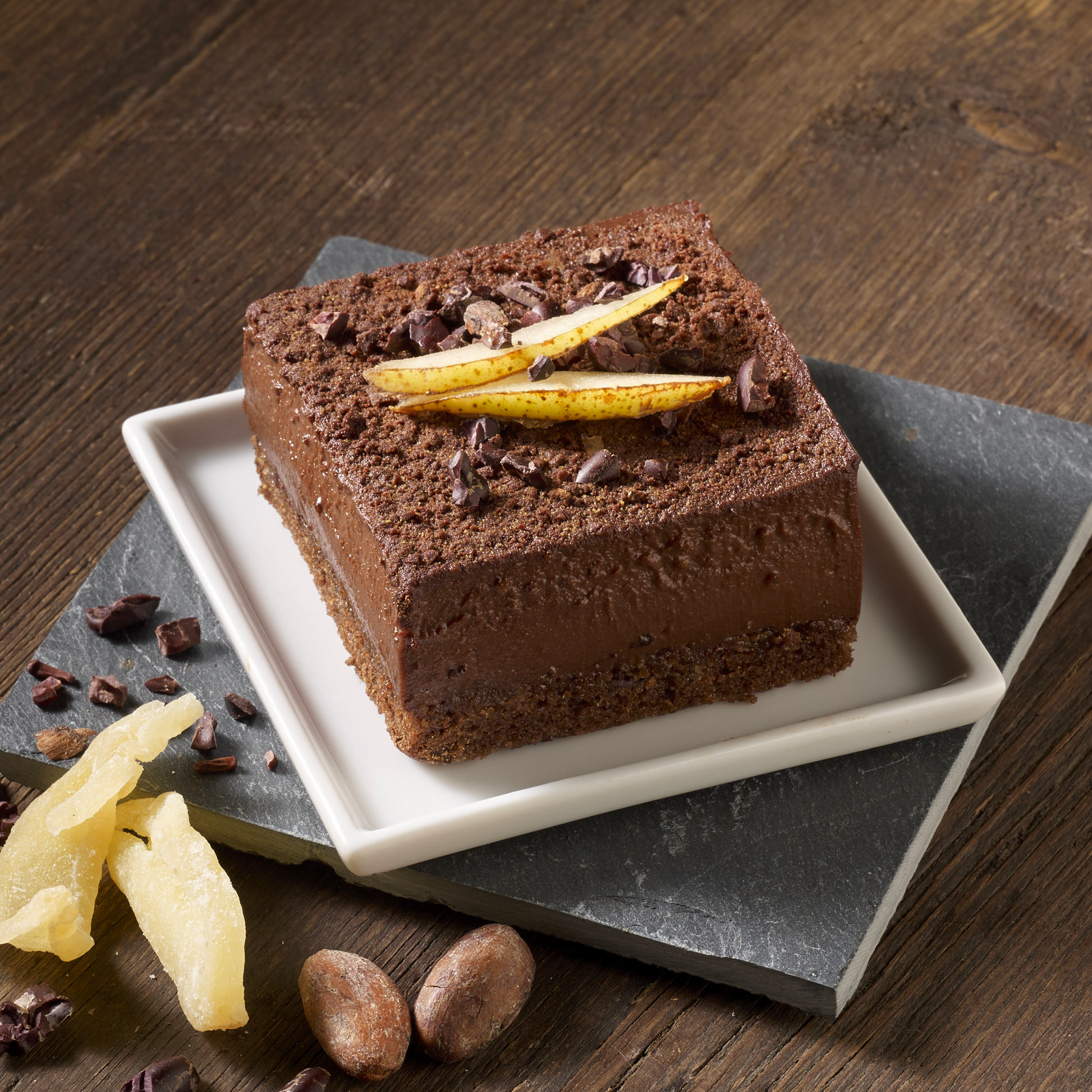 8 X Tortino Bio Vegan Cioccolato Pere e Zenzero Stupiscimi