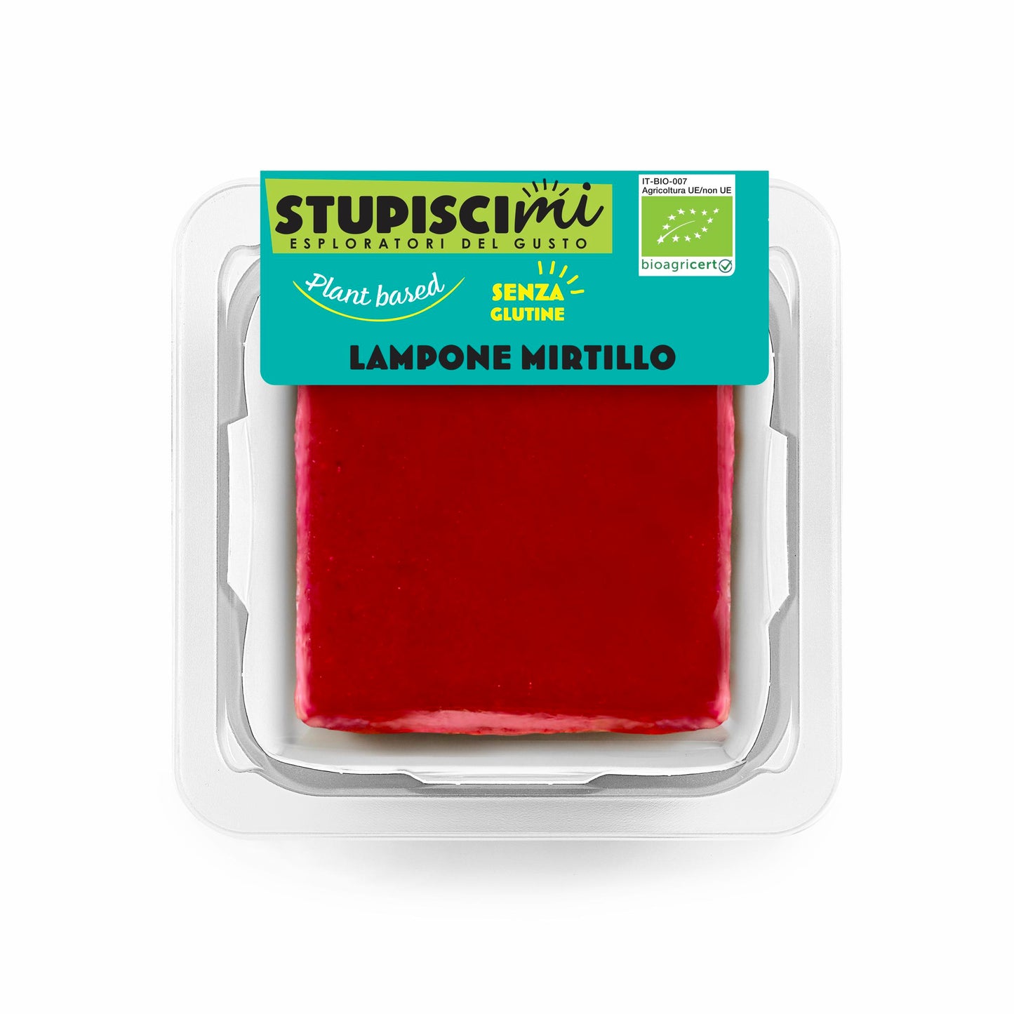 Tortino Bio Vegan Lampone Mirtillo Stupiscimi