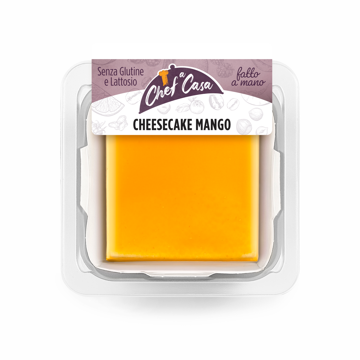 Cheesecake Mango monoporzione marchio Chef a Casa