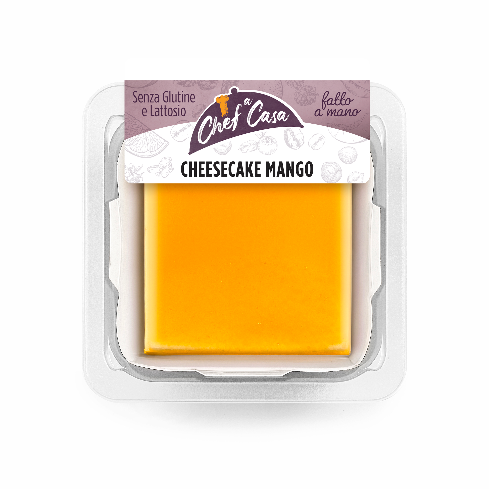 Cheesecake Mango monoporzione marchio Chef a Casa