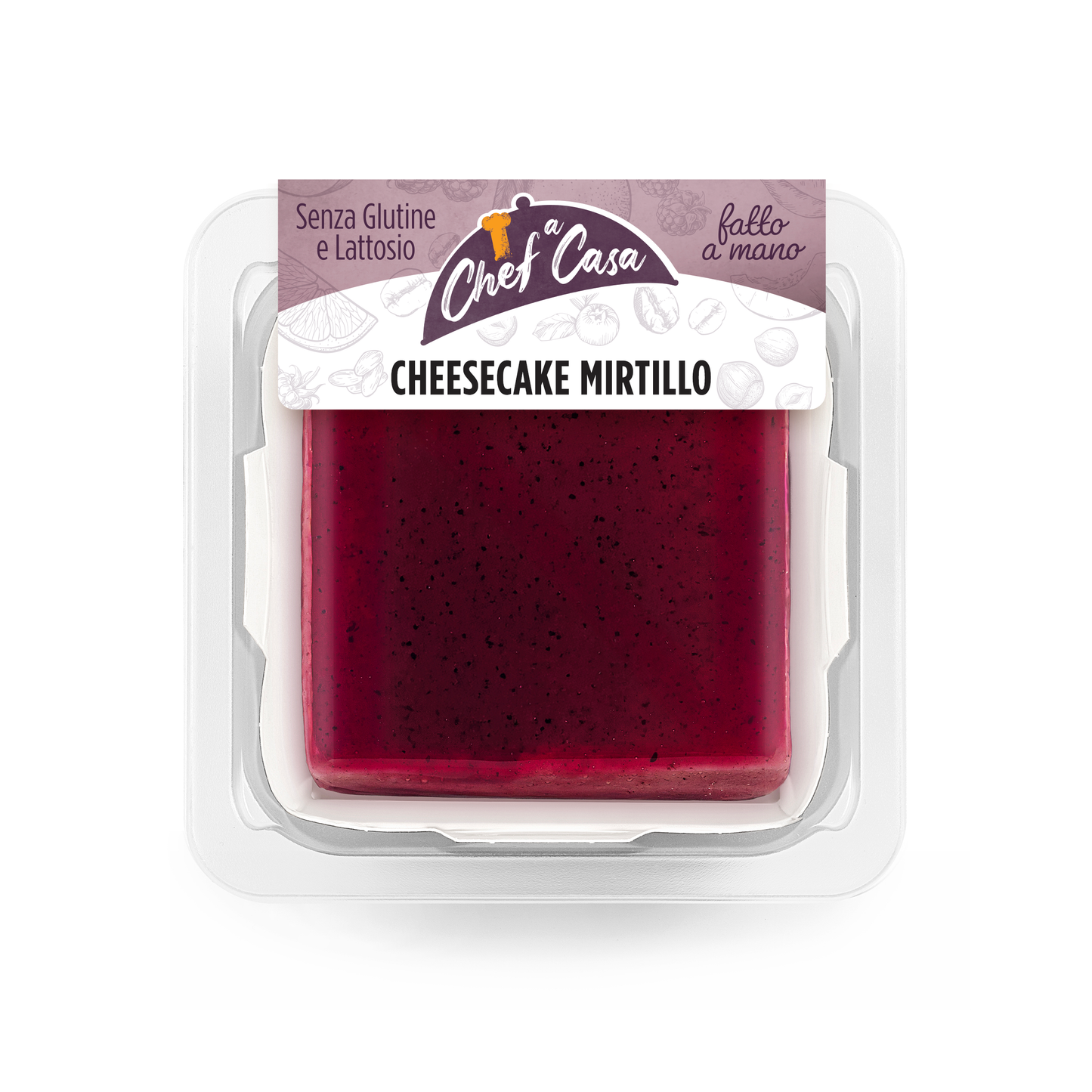 8 X Cheesecake Mirtillo da 100g Chef a Casa