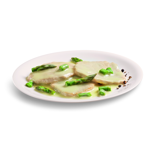 Scaloppine agli Asparagi monopozione Chef a Casa