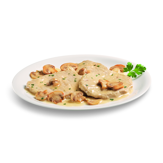 Scaloppine ai Funghi gastronomia Chef a Casa