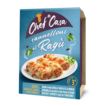 Cannelloni al Ragù di Carne monoporzione Chef a Casa
