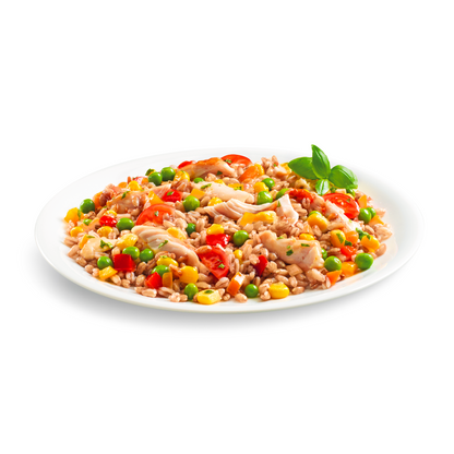 Insalata di Farro con Tacchino gastronomia Chef a Casa