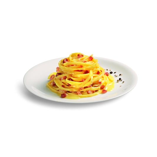Fettuccine alla Carbonara monoporzione Chef a Casa