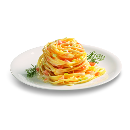 Fettuccine al Salmone monoporzione Chef a Casa