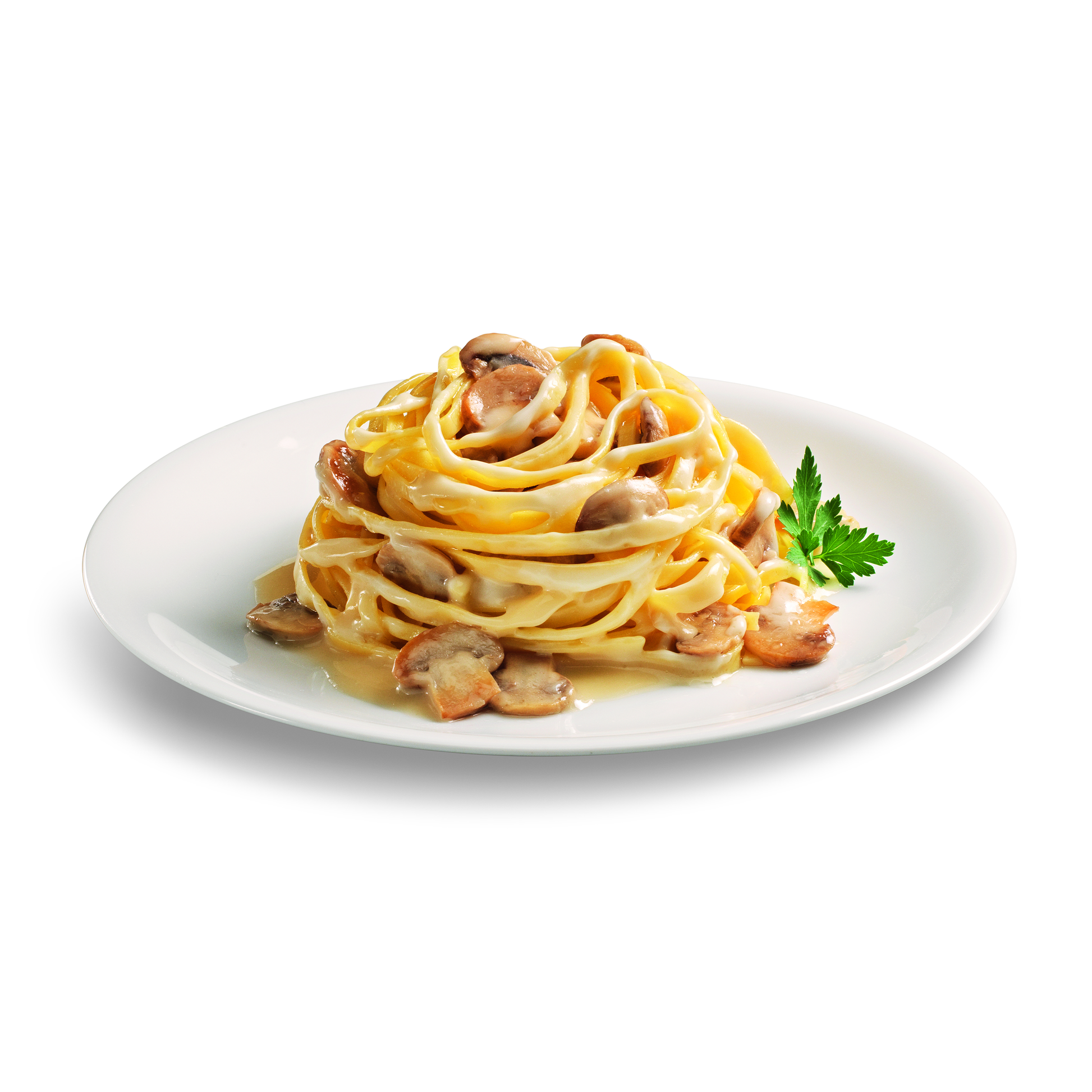 Fettuccine alla Boscaiola monoporzione Chef a Casa