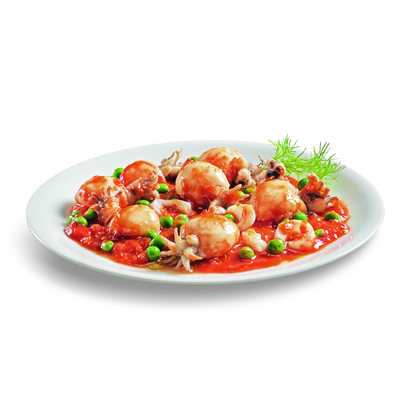 Seppie con Piselli gastronomia Chef a Casa