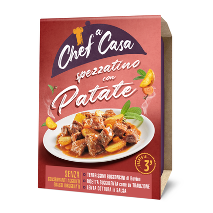 Spezzatino con Patate monoporzione Chef a Casa