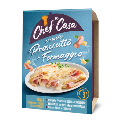 Crespelle Formaggio e Prosciutto monoporzione Chef a Casa