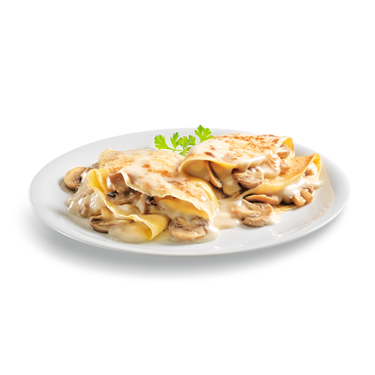 Crespelle ai Funghi monoporzione Chef a Casa