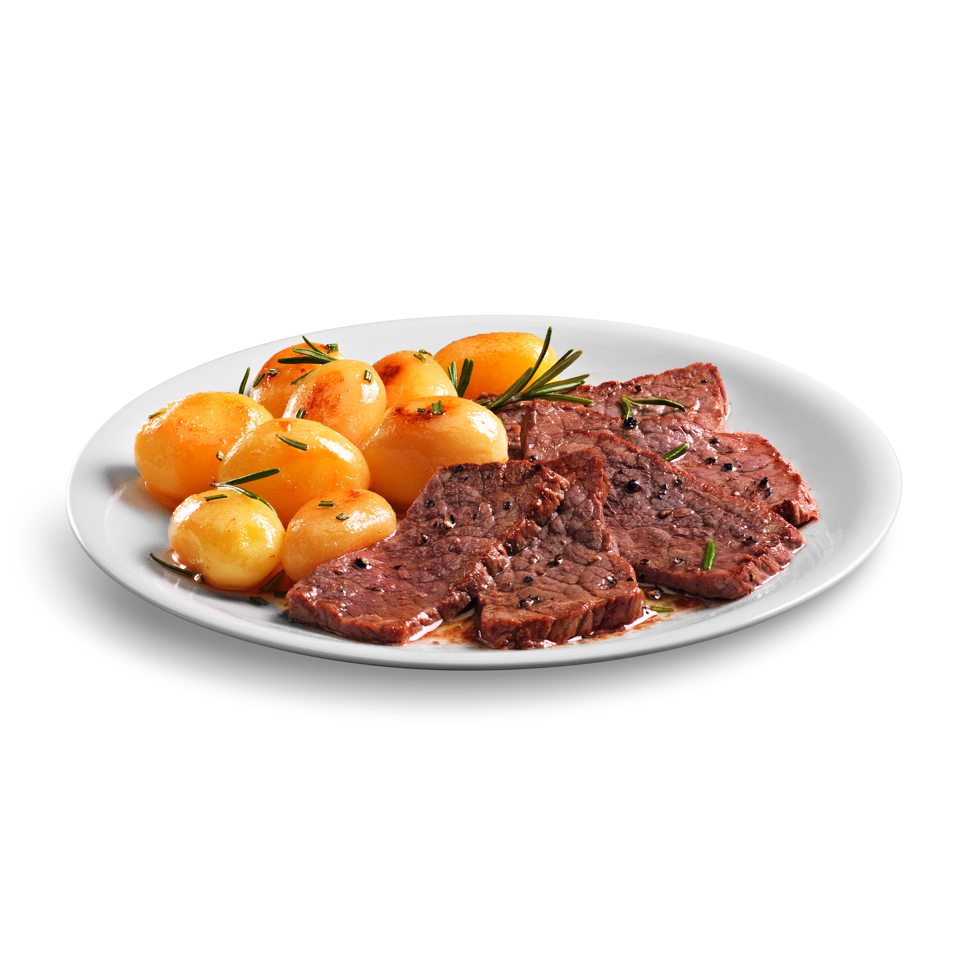 Tagliata di Bovino con Patate monoporzione Chef a Casa