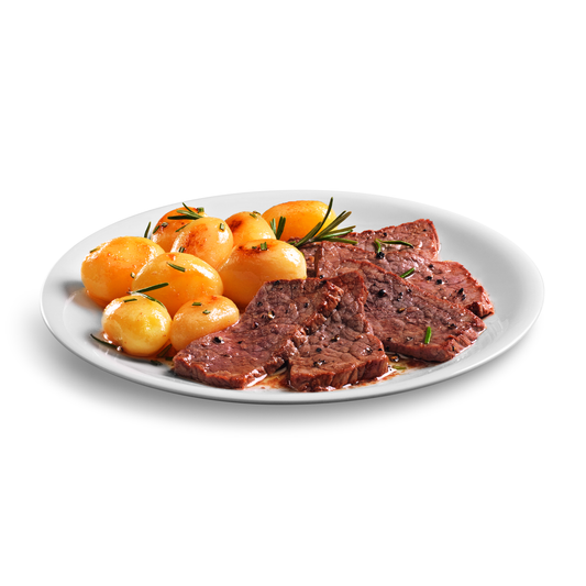 Tagliata di Bovino con Patate monoporzione Chef a Casa