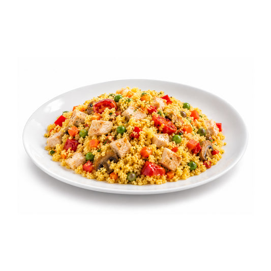 Cous Cous con Pollo grigliato e Verdure gastronomia Chef a Casa
